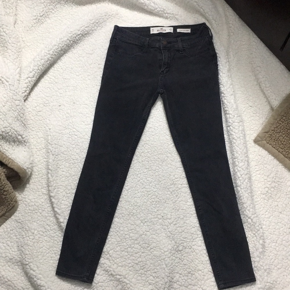 Black Low Rise Jeggings